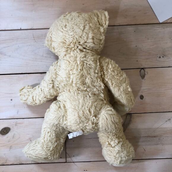 FAO Schwarz Vintage 1990s Yellow Bear with Ribbon 24" - Picture 7 of 7